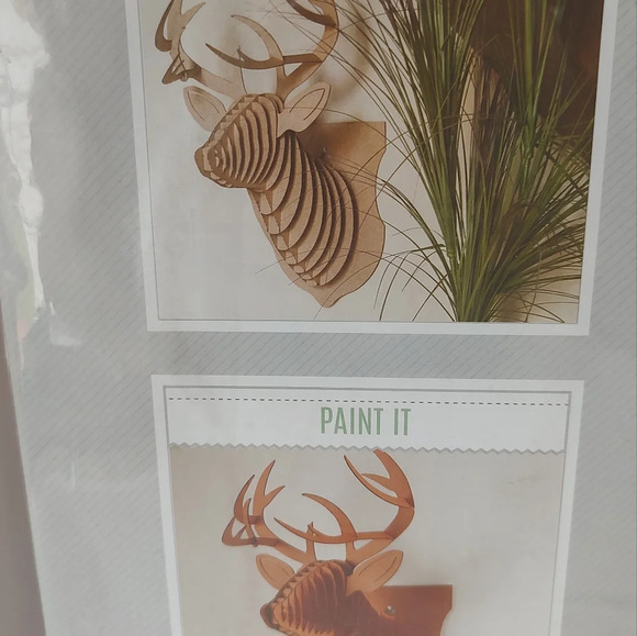 DIY Wall Zoo 3D Deer Ready to craft NWT - Picture 4 of 4